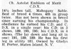Astolat Emblem Of Merit - story - Shetland Special spring 1957